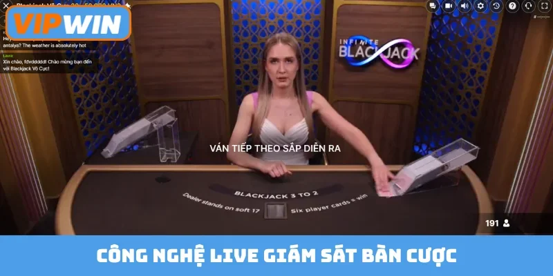 Công nghệ live giám sát bàn cược