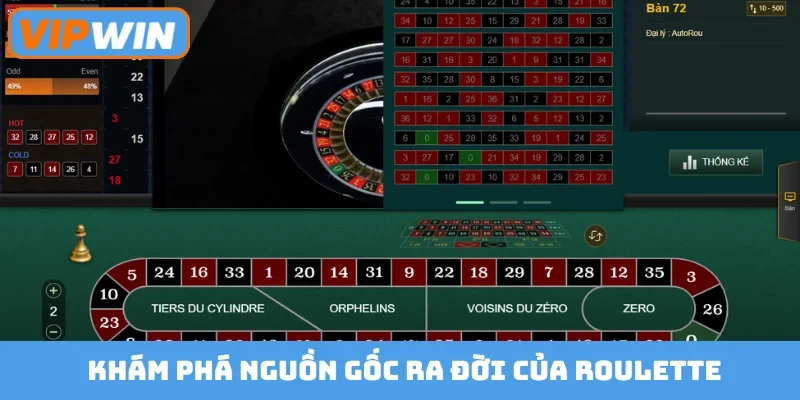 Khám phá nguồn gốc ra đời của roulette